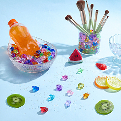 250Pcs 10 Colors Irregular-shape Acrylic Rhinestone&nbsp;DIY-PH0033-89