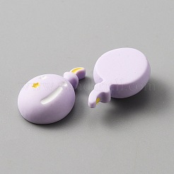 Opaque Resin Cabochons&nbsp;RESI-WH0029-19