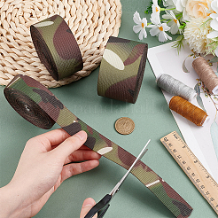 3Pcs 3 Styles Polyester Camouflage Ribbon&nbsp;OCOR-XCP0003-06