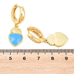 Valentine's Day Brass Hoop Earrings&nbsp;EJEW-Z164-11G