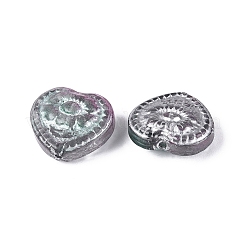 Baking Paint Transparent Glass Beads&nbsp;DGLA-N018-26A