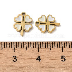 Ion Plating(IP) 316L Surgical Stainless Steel Charms&nbsp;STAS-D035-03G-02