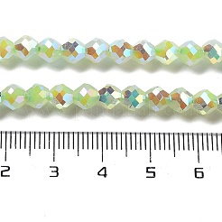 Electroplate Glass Beads Strands&nbsp;GLAA-A014-01G