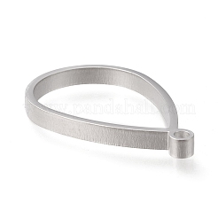 Non-Tarnish 304 Stainless Steel Open Back Bezel Polishing Pendants&nbsp;LS-STAS-K208-14