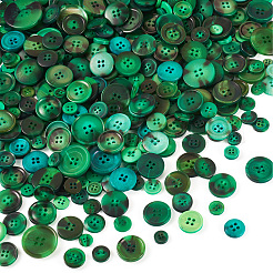 Flat Round Resin Buttons&nbsp;BUTT-TAC0017-01F