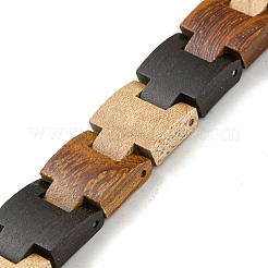 Wooden Watch Band Bracelets for Women Men&nbsp;BJEW-M306-02P