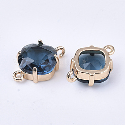 Transparent Glass Links connectors&nbsp;GLAA-T007-21A