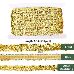 10Yards Ployester Elastic Sequin Trimmings&nbsp;OCOR-PH0005-82