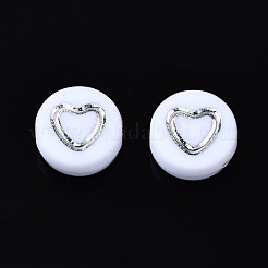 Opaque White Acrylic Beads&nbsp;MACR-Q242-005