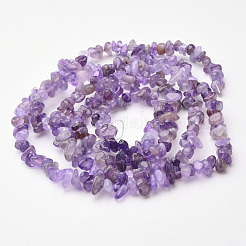 Natural Amethyst Beads Strands&nbsp;G-D283-3x5-7