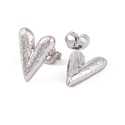 Non-Tarnish 304 Stainless Steel Stud Earrings for Women&nbsp;EJEW-A049-07P