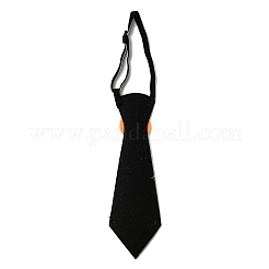 Easter Theme Egg Glitter Felt Necktie&nbsp;AJEW-C030-01A
