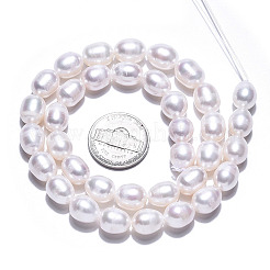 Natural Cultured Freshwater Pearl Beads Strands&nbsp;PEAR-N012-08D