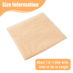 Star Pattern Nylon Mesh Fabric&nbsp;DIY-WH0569-01B