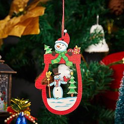 12Pcs 6 Style Mixed Shapes Wooden Ornaments&nbsp;DIY-SZ0003-40