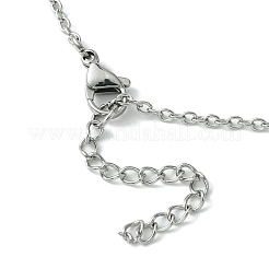 Crystal Cage Holder Necklace&nbsp;NJEW-JN04602-02
