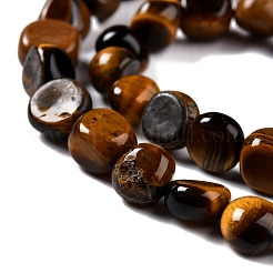 Natural Tiger Eye Beads Strands&nbsp;G-G018-17