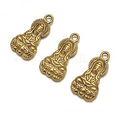 Tibetan Style Alloy Pendants&nbsp;X-PALLOY-K1363-AG-NR