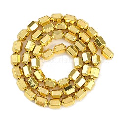 Electroplated Synthetic Non-magnetic Hematite Beads Strands&nbsp;G-G174-C01-01