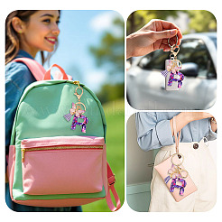 Resin Butterfly Pendant Keychains&nbsp;KEYC-TAC0034-03R