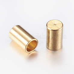 Brass Cord Ends&nbsp;KK-K192-09G