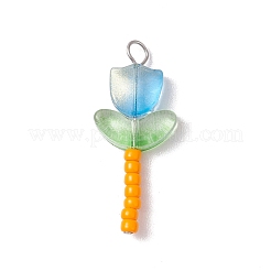 Glass Pendants&nbsp;PALLOY-JF03419-01