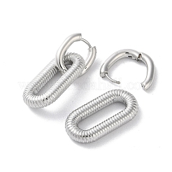 Non-Tarnish 304 Stainless Steel Hoop Earrings&nbsp;EJEW-M249-08P