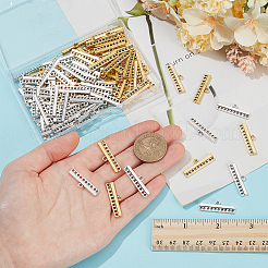 100Pcs 2 Colors Tibetan Style Links&nbsp;FIND-GO0003-40