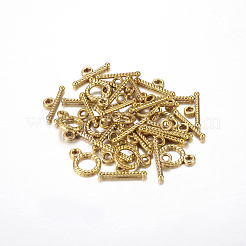 Tibetan Style Toggle Clasps&nbsp;GLF5040Y