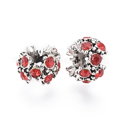Alloy Rhinestone Spacer Beads&nbsp;RB-E534-01AS-D