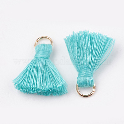 Polycotton(Polyester Cotton) Tassel Pendant Decorations&nbsp;X-FIND-S280-08