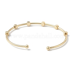 Brass Cuff Bangles&nbsp;BJEW-A134-02G-10