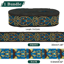 Ethnic Style Polyester Ribbon&nbsp;OCOR-WH0046-20