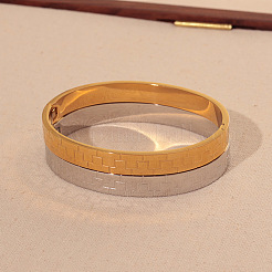304 Stainless Steel Hinged Bangles for Women&nbsp;FS-WG8EAC5-01