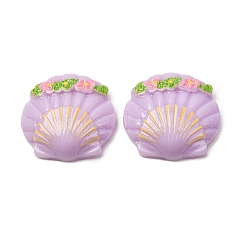 Opaque Resin Cabochons&nbsp;RE-CBAA327-08