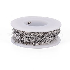 Tarnish Resistant 304 Stainless Steel Link Chains&nbsp;CHS-F007-14P