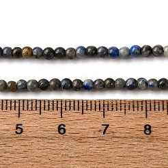 Natural Lapis Lazuli Beads Strands&nbsp;G-L629-A01-3mm