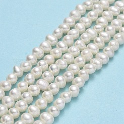Natural Cultured Freshwater Pearl Beads Strands&nbsp;PEAR-F018-16B-01
