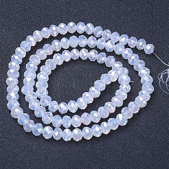 Electroplate Glass Beads Strands&nbsp;X-EGLA-A034-J8mm-B06