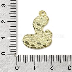 Golden Plated Alloy Enamel Pendants&nbsp;ENAM-L049-01G-11