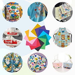 12Pcs 12 Colors PVC Heat Transfer Vinyl&nbsp;DIY-SP0004-13