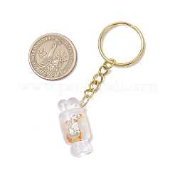 Transparent Resin Pendants Keychain&nbsp;KEYC-JKC01220