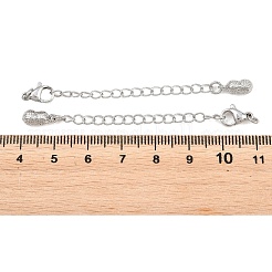 Brass Curb Chain Extender&nbsp;KK-P354-18P