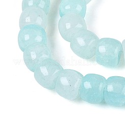 Baking Paint Crackle Glass Beads Strands&nbsp;DGLA-N019-02A-07