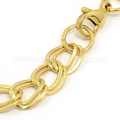 Fashionable 304 Stainless Steel Cuban Link Chain Bracelets&nbsp;STAS-A028-B059G