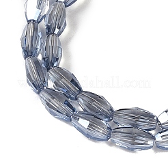 Electroplate Glass Beads Strands&nbsp;GLAA-Q101-03B-PL04