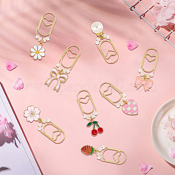 8Pcs Iron Paper Clips&nbsp;AJEW-BM00012
