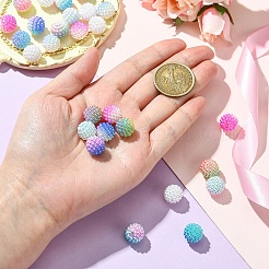 30Pcs Imitation Pearl Acrylic Beads&nbsp;OACR-YW0002-29