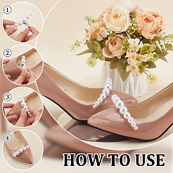 2 Pairs 2 Styles Alloy Shoe Buckle Clips&nbsp;FIND-GO0003-49