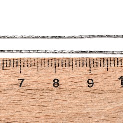 Tarnish Resistant 304 Stainless Steel Boston Chain Necklaces&nbsp;STAS-O053-15P